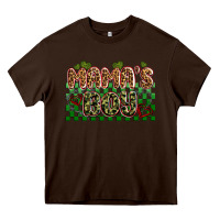 Chocolate Brown valentines day mama's boy olivia Heavy Core Tee - OliviaCreatesArt