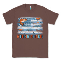 Chestnut fishing lure flag keepin' it reel Classic Tee - MaliasSmallBusiness