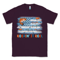 Plum fishing lure flag keepin' it reel Classic Tee - MaliasSmallBusiness