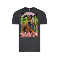Vintage Black cowgirl summer Vintage Tee - MaliasSmallBusiness