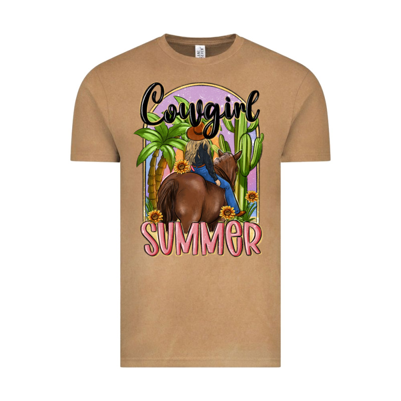 Cowgirl Summer Vintage Tee by MaliasSmallBusiness | Teevron