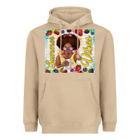 Mushroom summer vibes afro kid Heavyweight Hoodie - TumblerDesignByShophia