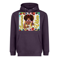 Plum summer vibes afro kid Heavyweight Hoodie - TumblerDesignByShophia