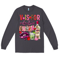 Smoke v is for vodka Long Sleeve Tee - NancyCooperArtShop