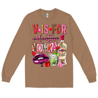V Is For Vodka Long Sleeve Tee | Teevron