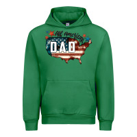 Emerald All american dad Urban Hoodie - FaDigitalArtStudio
