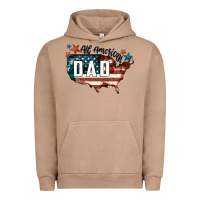 Pigment Burro All american dad Urban Hoodie - FaDigitalArtStudio