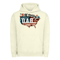 Pigment Pistachio All american dad Urban Hoodie - FaDigitalArtStudio