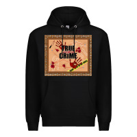 Black true junkie crime Premium Hoodie - TumblerDesignByShophia