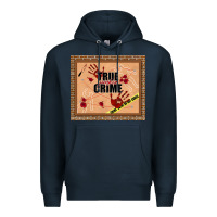 Navy true junkie crime Premium Hoodie - TumblerDesignByShophia