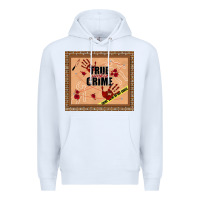 White true junkie crime Premium Hoodie - TumblerDesignByShophia