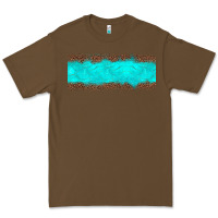 Cacao turquoise leopard Premium Tee - JahusDesignShop