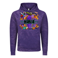 Cloud Purple halloween nurse pumpkin Vintage Hoodie - NancyCooperArtShop