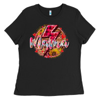 Black mama lighting bolt Ladies Tee - RacoonDesign