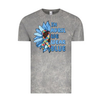 Cloud Rock in april we wear blue Vintage Tee - MaliasSmallBusiness