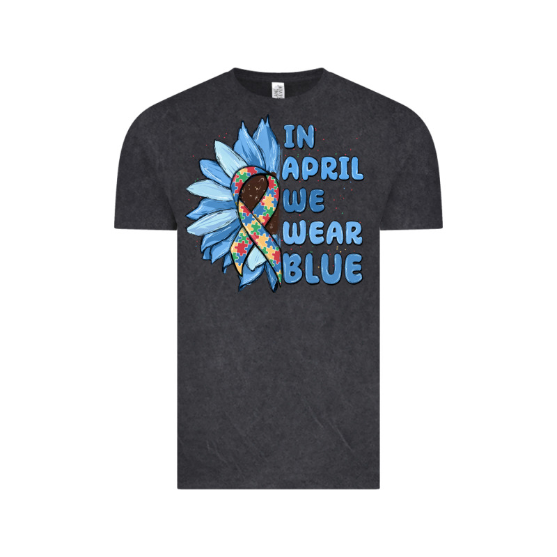 In April We Wear Blue Vintage Tee by MaliasSmallBusiness | Teevron