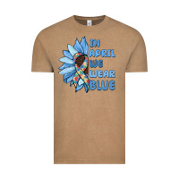 Vintage Coffee in april we wear blue Vintage Tee - MaliasSmallBusiness