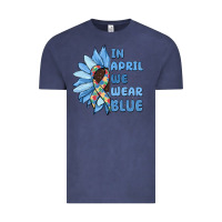 Vintage Denim in april we wear blue Vintage Tee - MaliasSmallBusiness