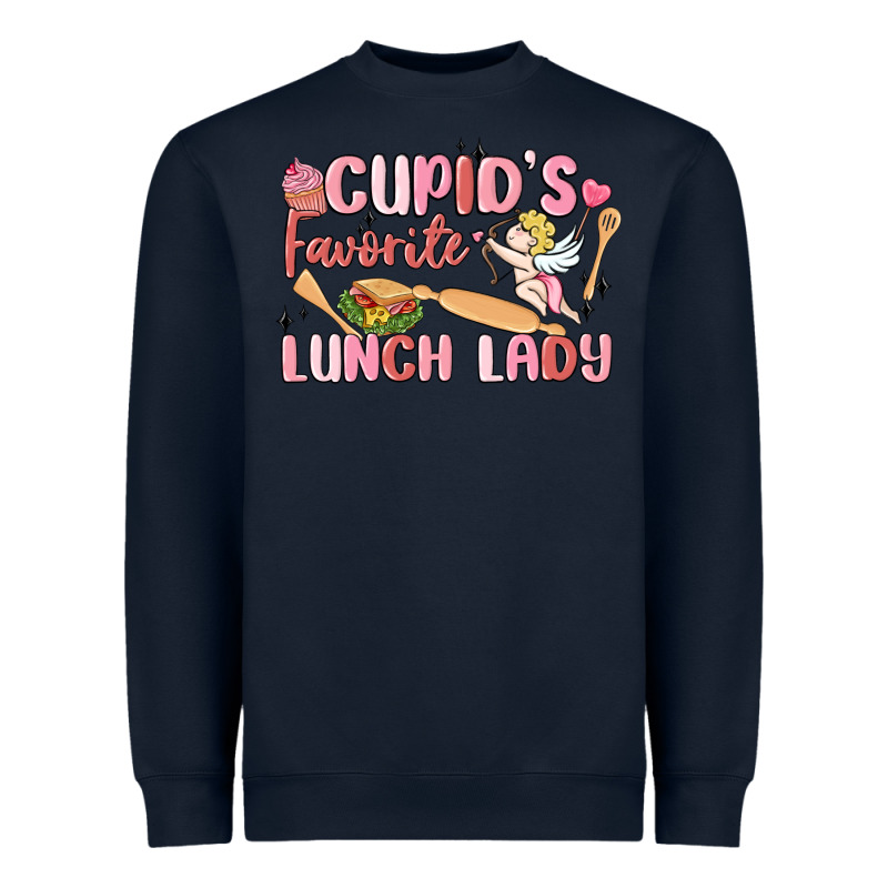 Cupid's Favorite Lunch Lady Heavyweight Sweatshirt by MaliasSmallBusiness | Teevron