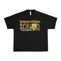 Black transportation squad Urban Heavy Tee - MaliasSmallBusiness