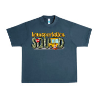 Midnight Navy transportation squad Urban Heavy Tee - MaliasSmallBusiness