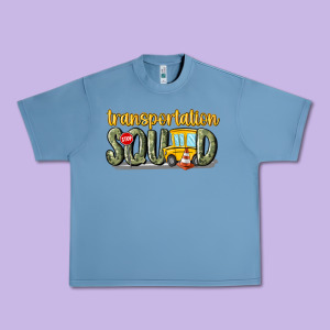 Transportation Squad Urban Heavy Tee Designed By Maliassmallbusiness