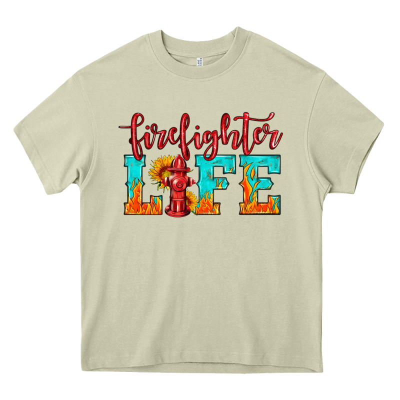 Firefighter Life Heavy Core Tee by HRA Design Shop | Teevron