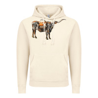 Vintage Artic Texas Longhorn Cow Vintage Hoodie - LillyAllenDesigns