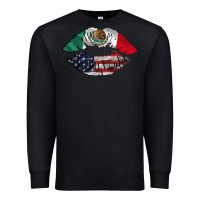 Black mexico usa lips Premium Sweatshirt - TumblerDesignByShophia