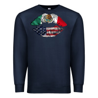 Navy mexico usa lips Premium Sweatshirt - TumblerDesignByShophia