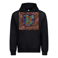 Black Leopard mama Urban Hoodie - FaDigitalArtStudio