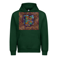 Forest Green Leopard mama Urban Hoodie - FaDigitalArtStudio