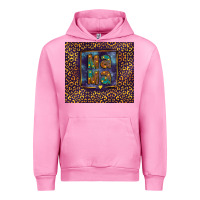 Fuchsia Pink Leopard mama Urban Hoodie - FaDigitalArtStudio