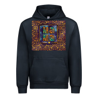 Navy Leopard mama Urban Hoodie - FaDigitalArtStudio