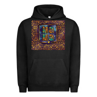 Pigment Black Leopard mama Urban Hoodie - FaDigitalArtStudio