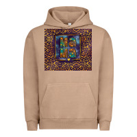 Pigment Burro Leopard mama Urban Hoodie - FaDigitalArtStudio