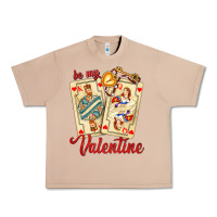 Burro be my valentine with playing cards and key Urban Heavy Tee - AdoDesignShop