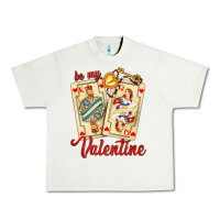 Pistachio be my valentine with playing cards and key Urban Heavy Tee - AdoDesignShop