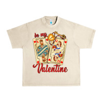 Sandshell be my valentine with playing cards and key Urban Heavy Tee - AdoDesignShop