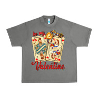 Tornado be my valentine with playing cards and key Urban Heavy Tee - AdoDesignShop