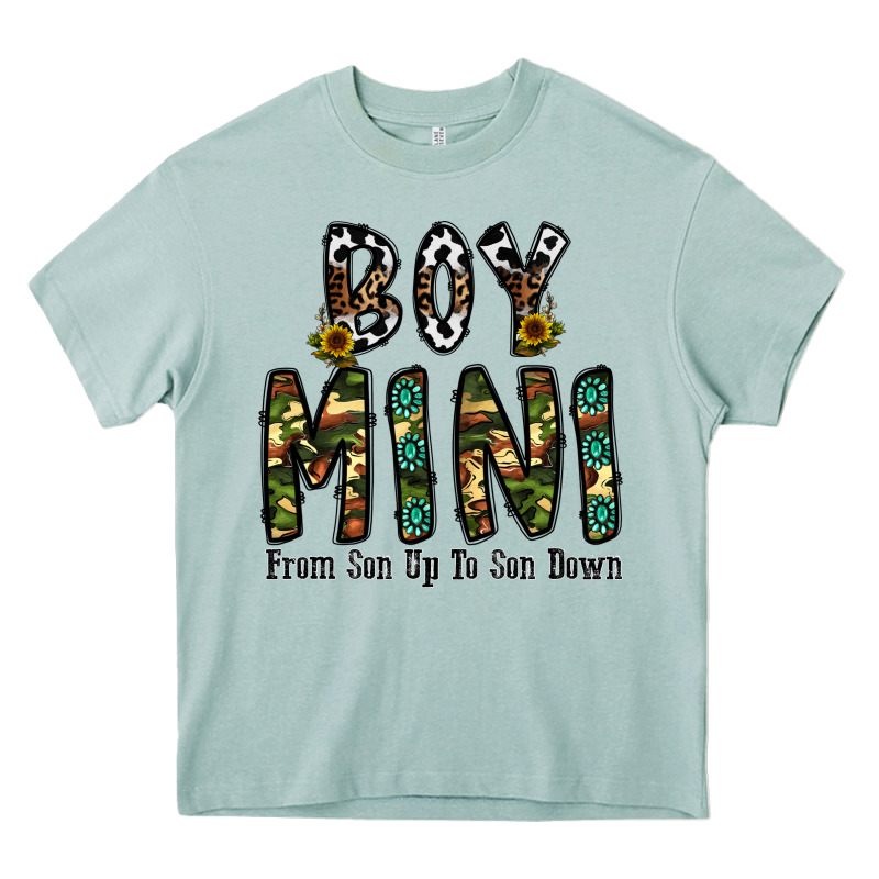 Boy Mini From Son Up To Son Down Heavy Core Tee by CowhideDigitalArt | Teevron