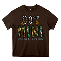 Chocolate Brown boy mini from son up to son down Heavy Core Tee - CowhideDigitalArt