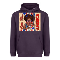 Plum little miss america Heavyweight Hoodie - TumblerDesignByShophia