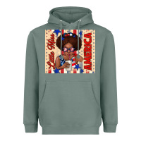 Sage little miss america Heavyweight Hoodie - TumblerDesignByShophia
