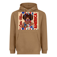 Toasted Coconut little miss america Heavyweight Hoodie - TumblerDesignByShophia