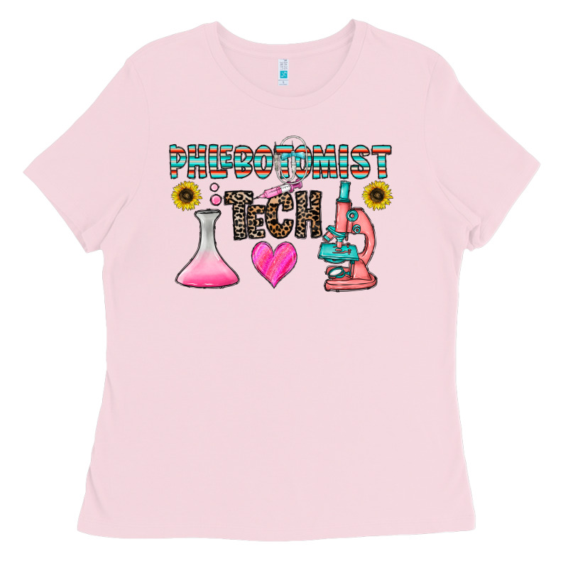 Phlebotomist Tech Ladies Tee by CowhideDigitalArt | Teevron