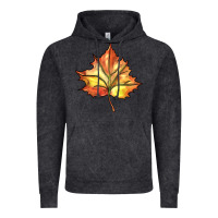 Vintage Black withered leaf Vintage Hoodie - BarkalooDesign