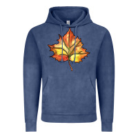 Vintage Denim withered leaf Vintage Hoodie - BarkalooDesign