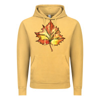 Vintage Mustard withered leaf Vintage Hoodie - BarkalooDesign