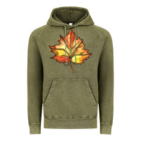 Vintage Olive withered leaf Vintage Hoodie - BarkalooDesign
